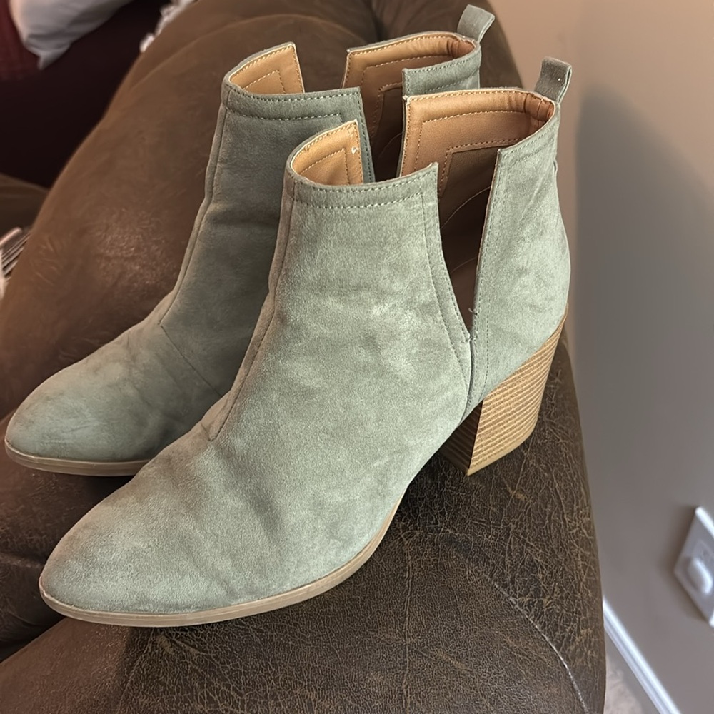 Green Booties - Picture 2 of 4